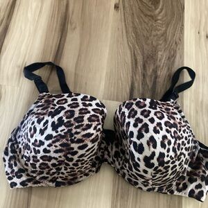 torrid Leopard Print Padded Bra - Brown & Black